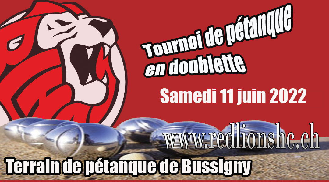 Tournoi de pétanque Tournoi de pétanque